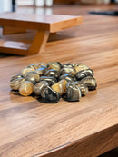 Mixed Black Onyx Tumble Polished Stones - Gem Center USA INC