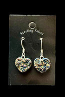 .925 Silver Crystal Earrings - Gem Center USA INC
