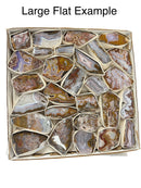 Agua Nueva Agate Polished Flats - Gem Center USA INC