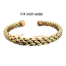 Copper Cuff Adjustable Bracelets Multiple Styles - Gem Center USA INC