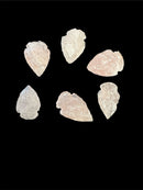 Rose Quartz Plain Edge Bulk Arrowheads - Gem Center USA INC