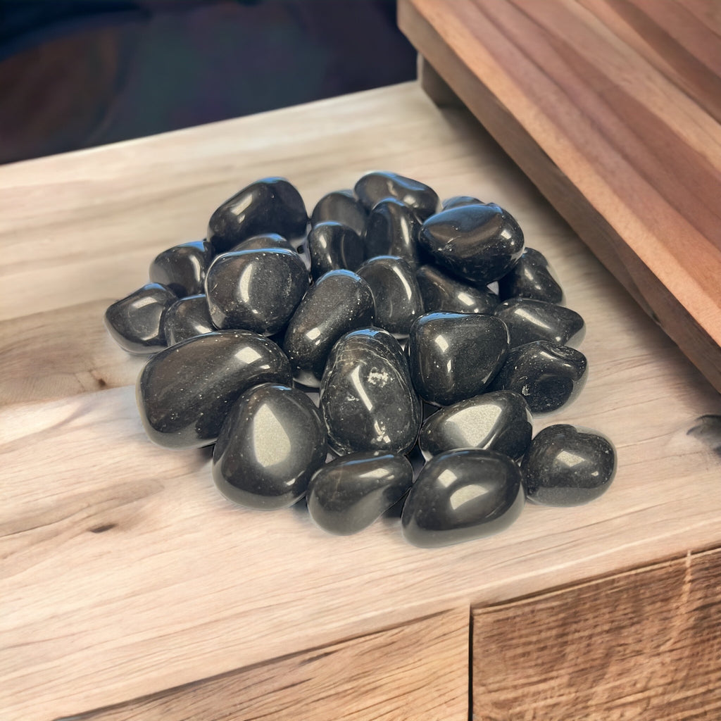 Black Jasper Tumble Polished Stones