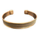 Copper Cuff Adjustable Bracelets Multiple Styles - Gem Center USA INC