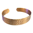 Copper Cuff Adjustable Bracelets Multiple Styles - Gem Center USA INC