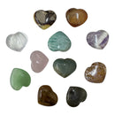 Polished Stone Hearts 1-2 inches