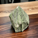 Jadeite Polished Points with a Flat Base - Gem Center USA INC