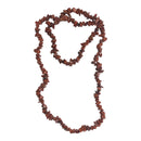 Red Jasper Chip Necklaces 30-32 Inches - Gem Center USA INC