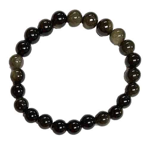 Gold obsidian bracelet discount