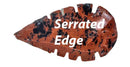 Mecca Obsidian Plain and Serrated Edge Arrowheads - Gem Center USA INC
