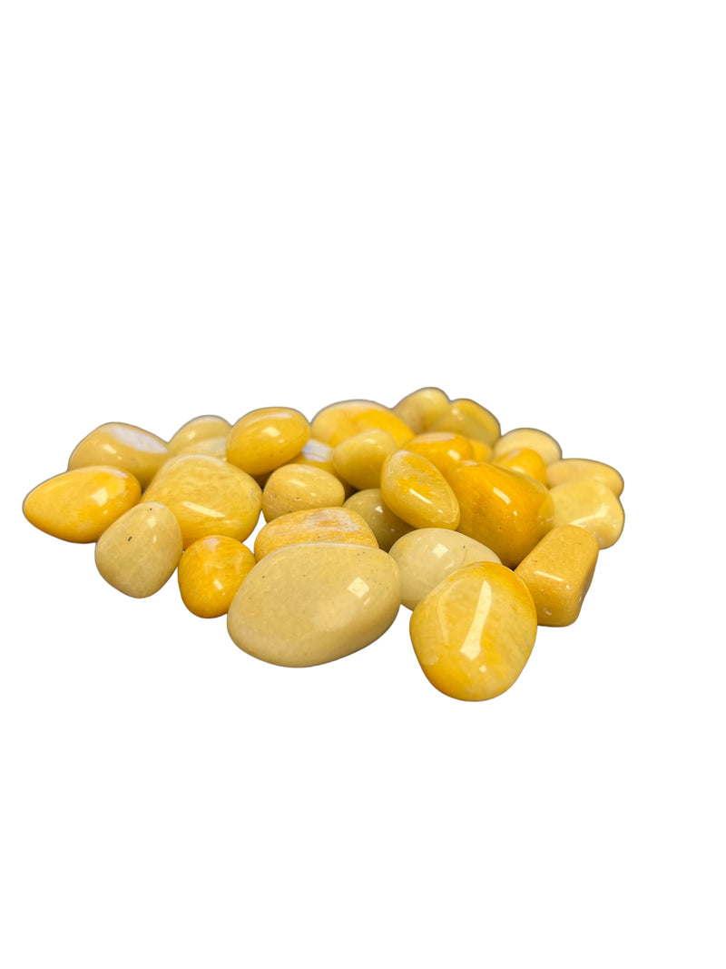 Yellow Aventurine Tumble Polished Stones - Gem Center USA INC