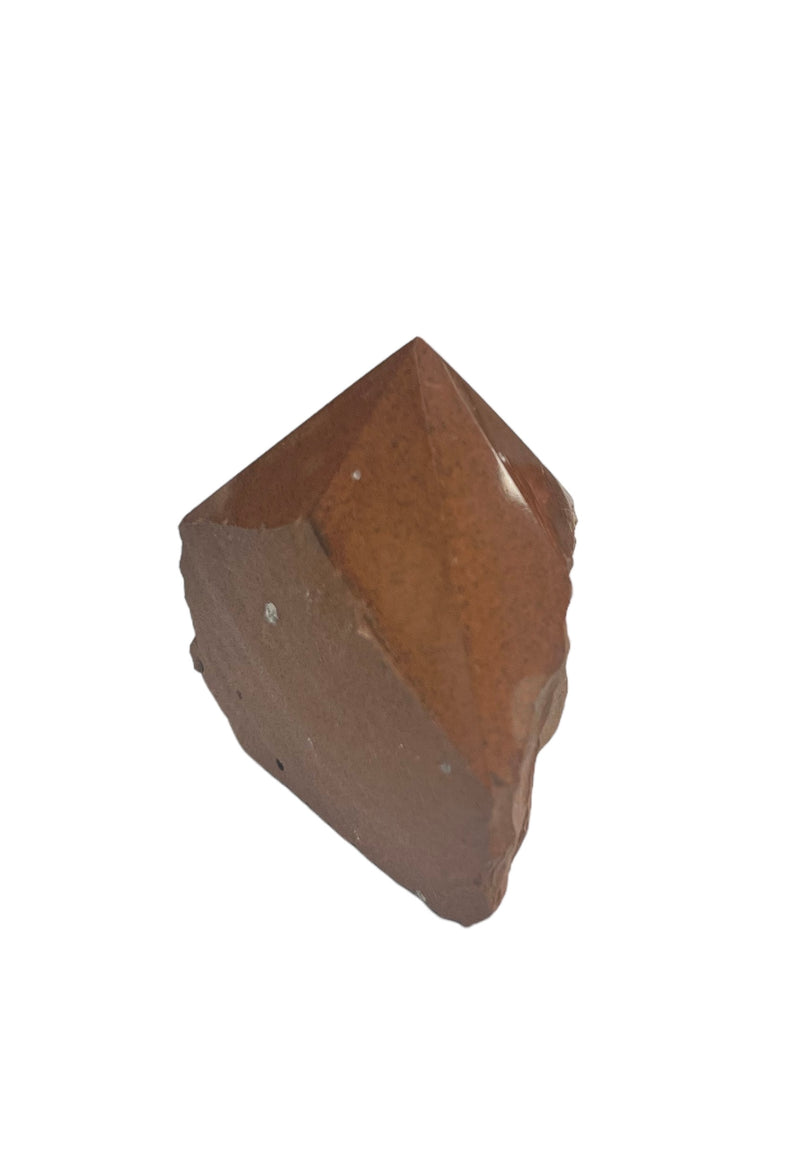 Red Jasper Polished Points with a Flat Base - Gem Center USA INC