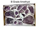 Uruguay Amethyst Clusters 6”x9”Flats  A Grade, B Grade, or C Grade