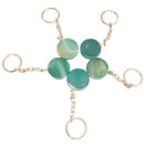 Tumble Polished Key Chains - Gem Center USA INC