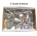 Uruguay Amethyst Clusters 6”x9”Flats  A Grade, B Grade, or C Grade