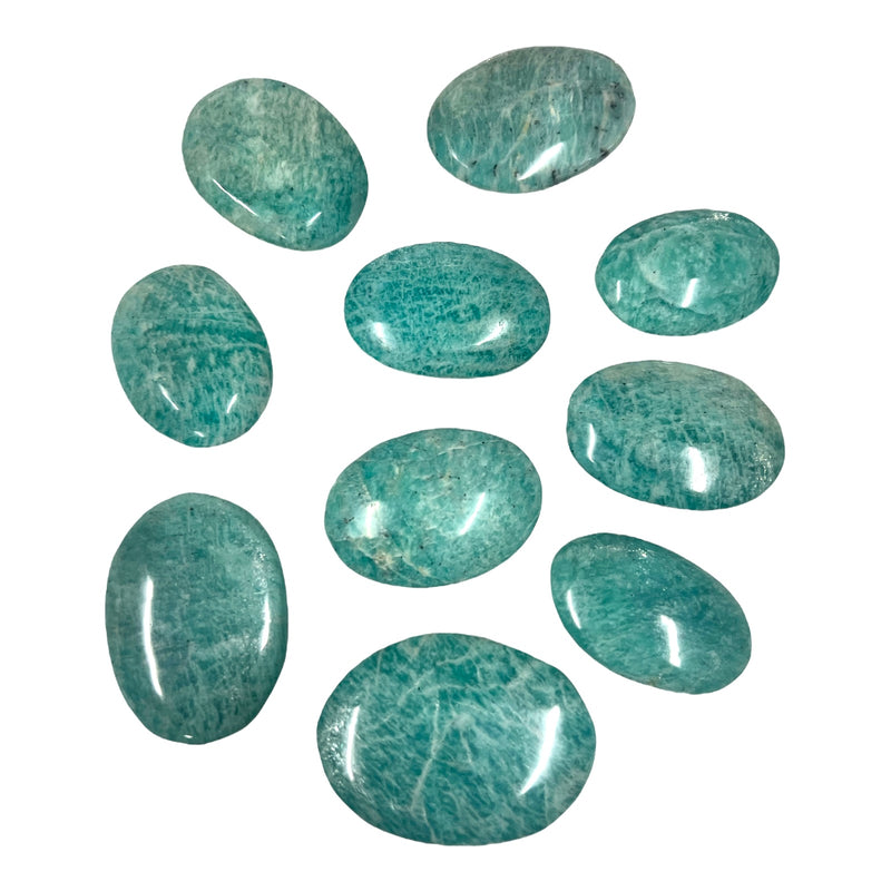 Amazonite Polished Stones 1/4 to 1/2 inch thick - Gem Center USA INC