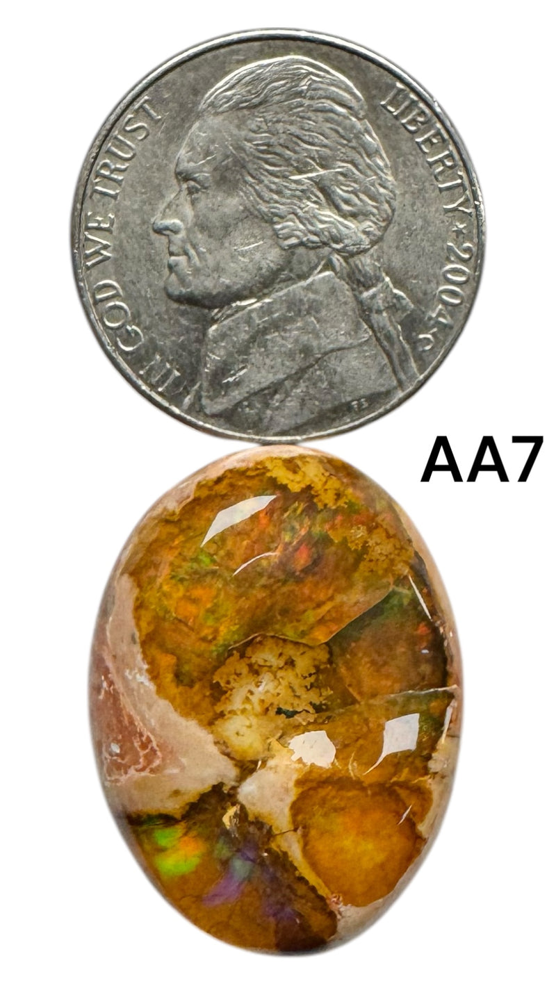 Fire Opal in Matrix from Magdalena Mexico Grade AAA-B - Gem Center USA INC