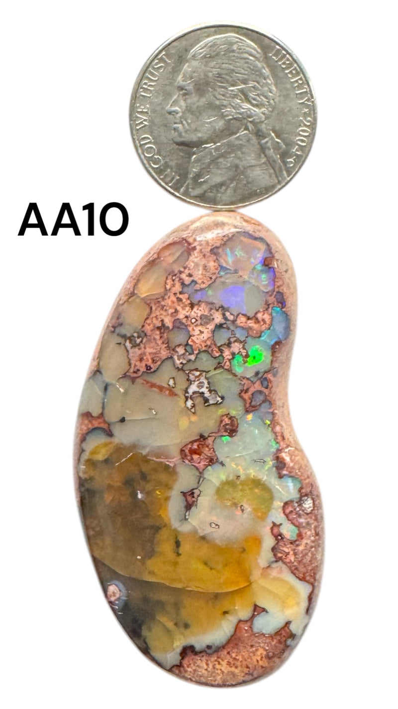 Fire Opal in Matrix from Magdalena Mexico Grade AAA-B - Gem Center USA INC