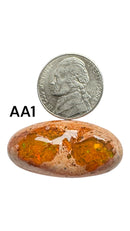 Fire Opal in Matrix from Magdalena Mexico Grade AAA-B - Gem Center USA INC