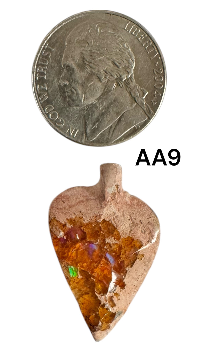 Fire Opal in Matrix from Magdalena Mexico Grade AAA-B - Gem Center USA INC