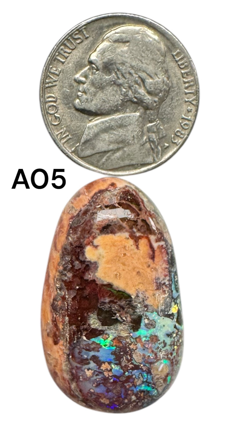 Fire Opal in Matrix from Magdalena Mexico Grade AAA-B - Gem Center USA INC