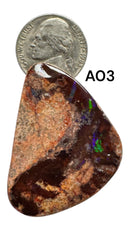 Fire Opal in Matrix from Magdalena Mexico Grade AAA-B - Gem Center USA INC