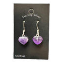 .925 Silver Crystal Earrings - Gem Center USA INC