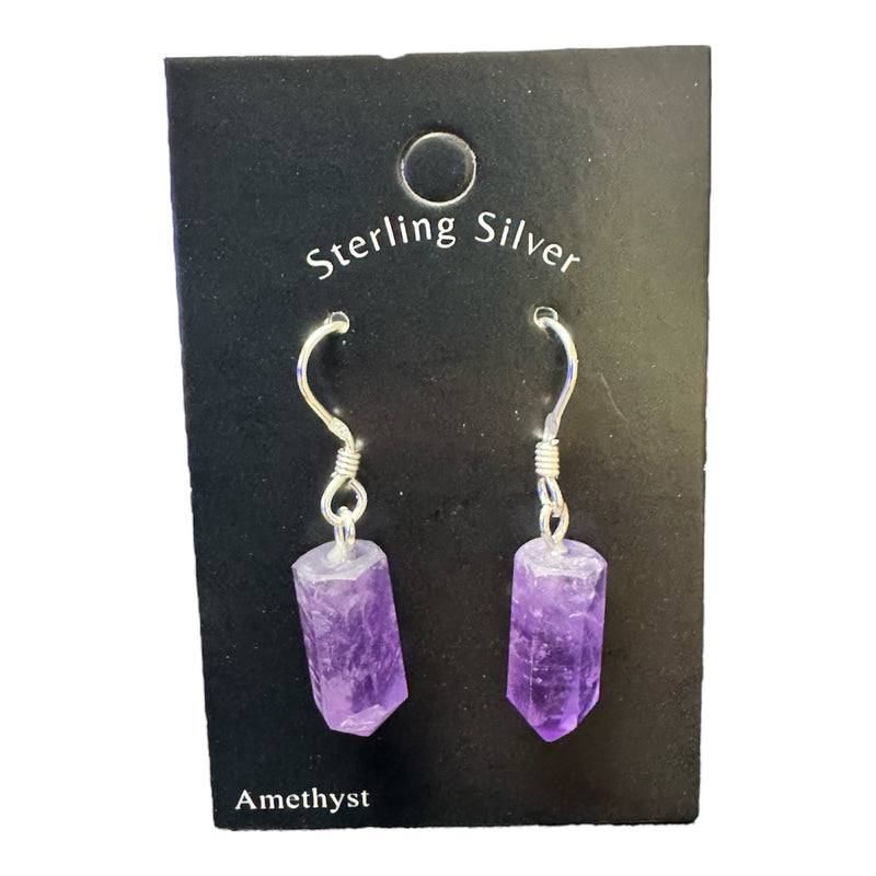 .925 Silver Crystal Earrings - Gem Center USA INC