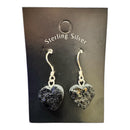 .925 Silver Crystal Earrings - Gem Center USA INC