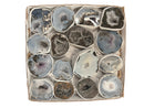 Las Choyas Coconut Polished Geodes in a flat box B+ - Gem Center USA INC