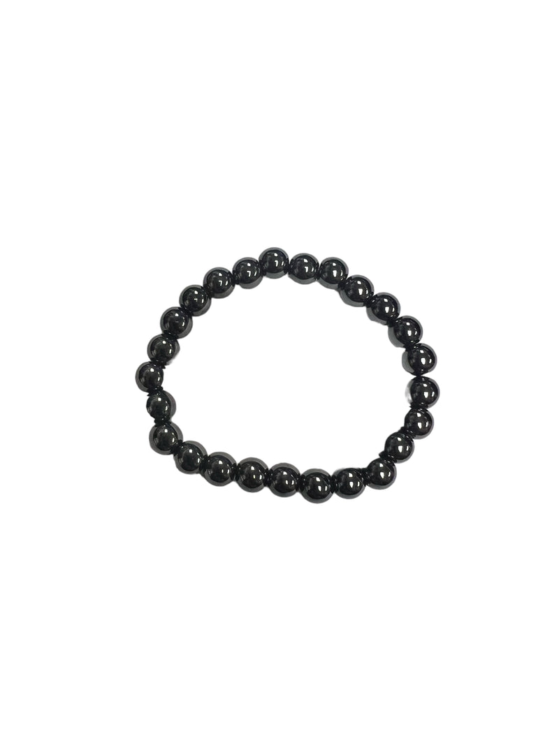 Magnetic Hematite 8mm Round Bracelets - Gem Center USA INC