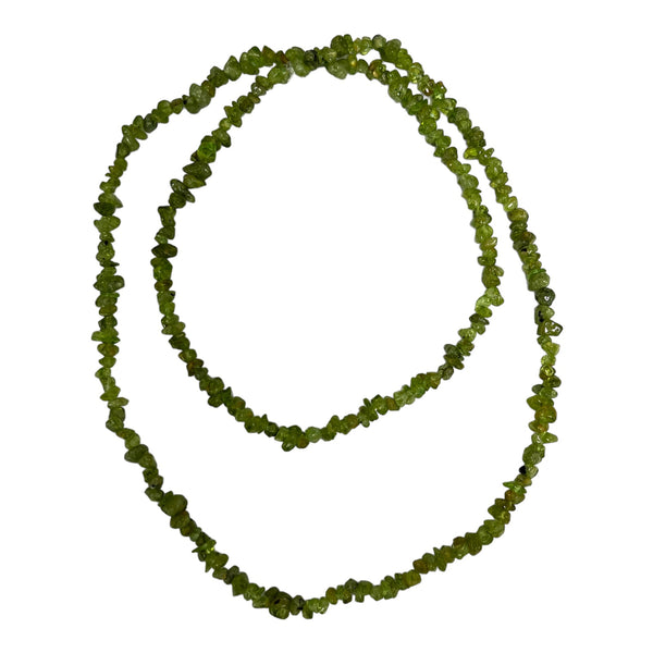 Peridot Chip Bead Necklaces 30-32 Inches - Gem Center USA INC