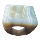 Solid Agate Rings Flat Top - Gem Center USA INC