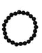 Black Agate 8mm Round Bracelets - Gem Center USA INC