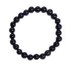 Blue Goldstone 8mm Round Bracelets - Gem Center USA INC