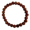 Red Goldstone 8mm Round Bracelets - Gem Center USA INC