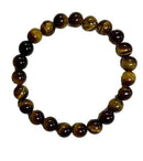 Tiger Eye 8mm Round Bracelets - Gem Center USA INC