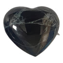 Spider Web Obsidian Polished Hearts - Gem Center USA INC