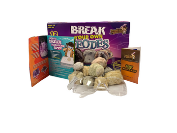 Break Your Own Geodes High Quality Kit 12 Whole Geodes | Gem Center USA INC