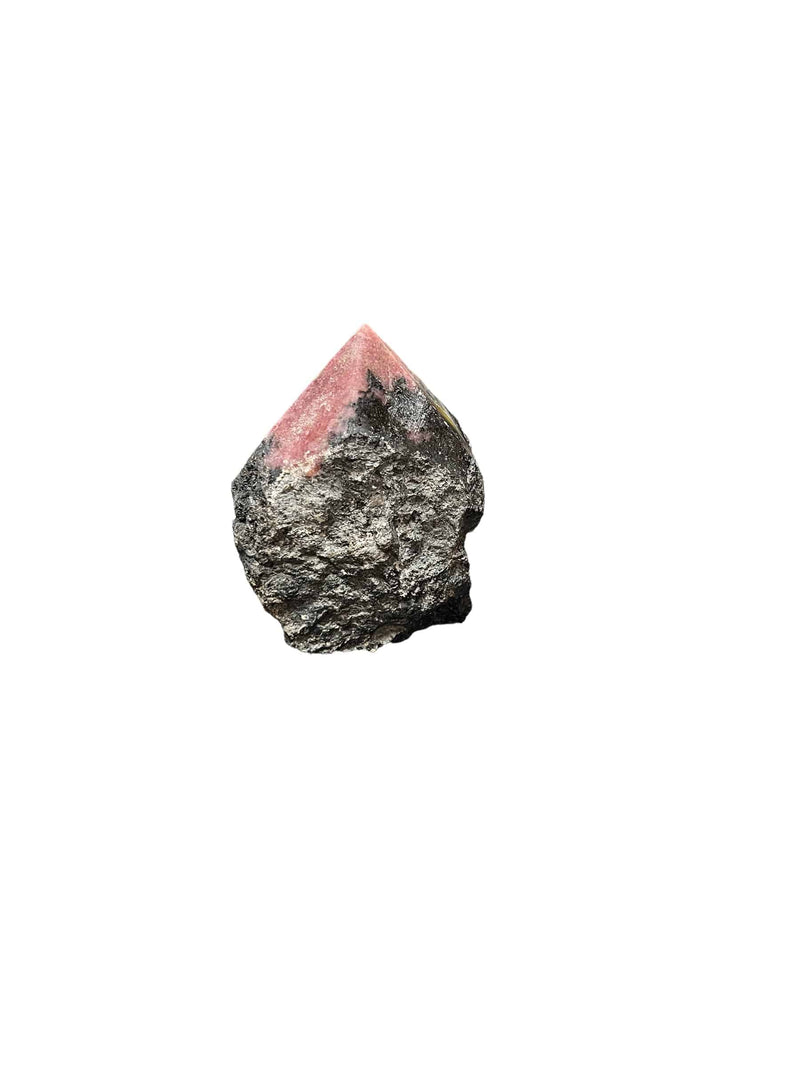 Rhodonite Polished Points with a Flat Base - Gem Center USA INC