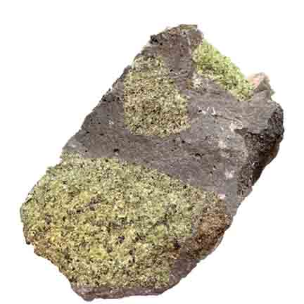 Peridot in Basalt Rough Specimens - Gem Center USA INC