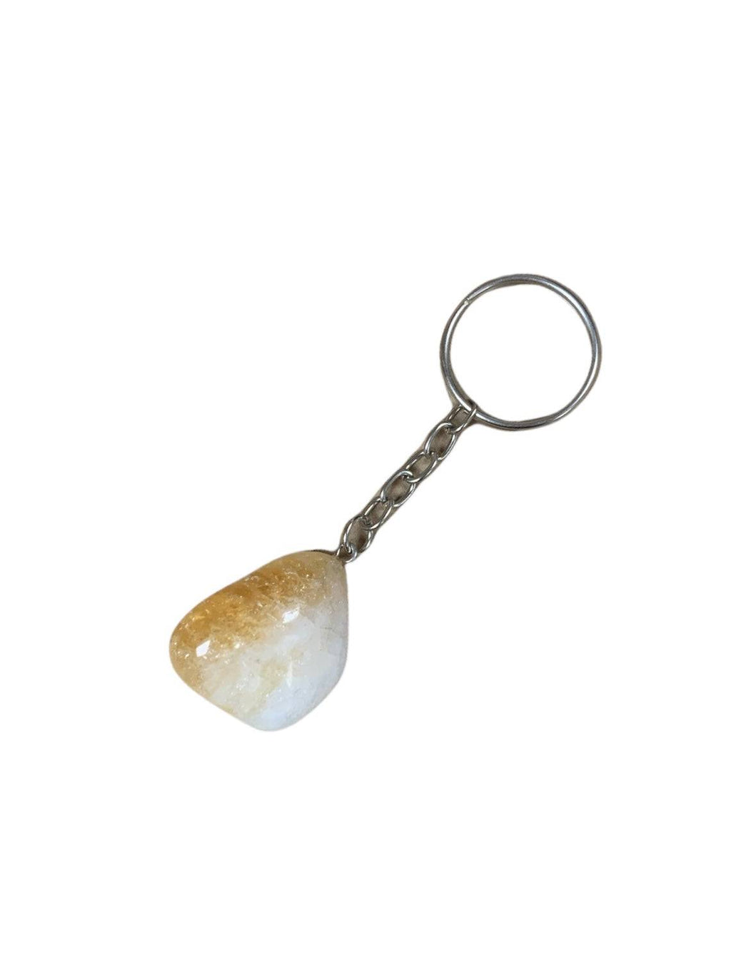 Citrine Tumbled Stone Key Chains | Gem Center USA INC