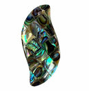 Abalone on Mother of Pearl Shell Wing Shaped Inlay Cabochon WNABA - Gem Center USA INC
