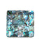Abalone on Mother of Pearl Shell Square Cabochon - Gem Center USA INC