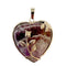 Amethyst Heart Pendants Approx 1.25 Inch Diameter - Gem Center USA INC