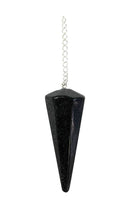Black Onyx Pendulum Approx 1.25 Inch Diameter - Gem Center USA INC