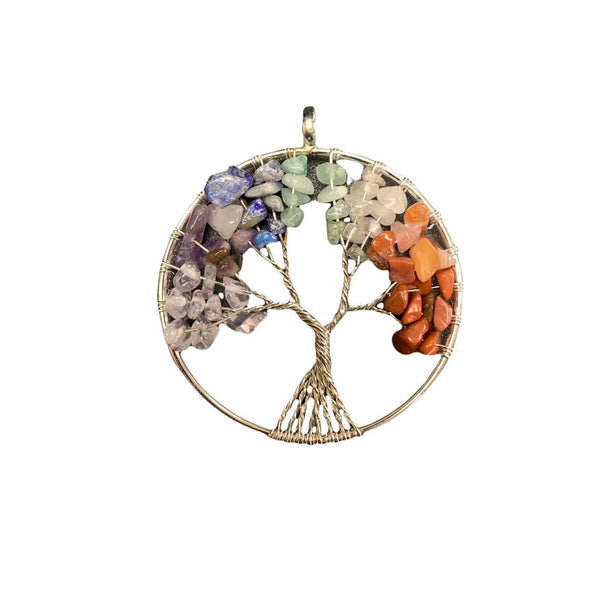 Tree of Life Necklace, Tree of Life Pendant, Chakra Pendant, Chakra Necklace,  Meditation, Gifts for Her and Him or Kids, 925 Silver KIMNKIM - Etsy