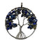 Lapis Tree of Life Pendant Approx 2 Inch Diameter - Gem Center USA INC