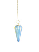 Opalite Pendulum Approx 1.25 Inch Diameter - Gem Center USA INC