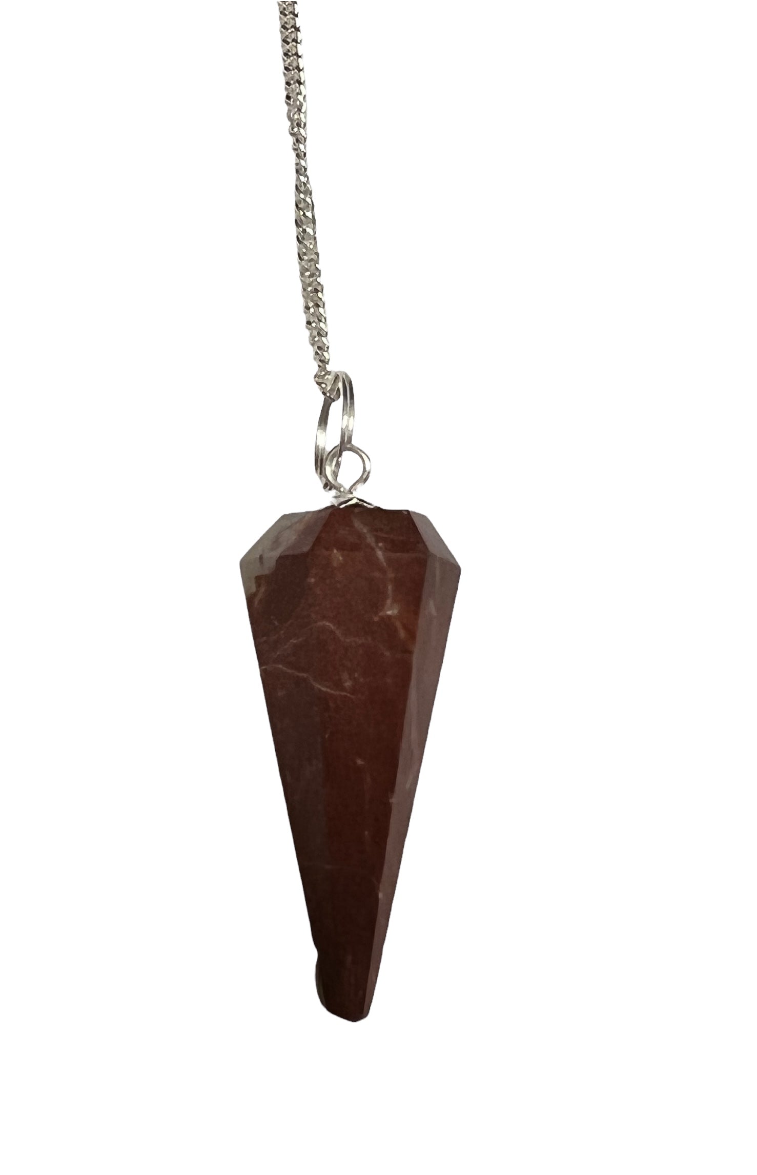 Shops Red jasper pendulum