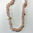Rose Quartz Chip Necklaces 30-32 Inches - Gem Center USA INC